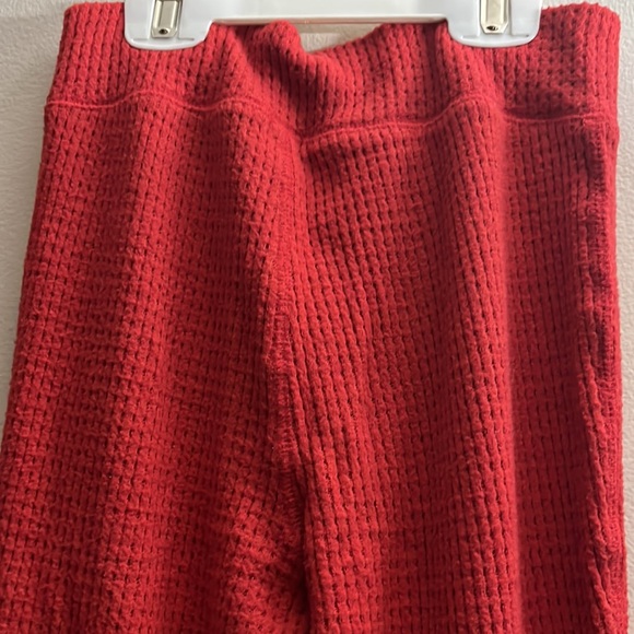 New price! Aerie red pj leggings-size small! EUC $15! - Picture 4 of 6